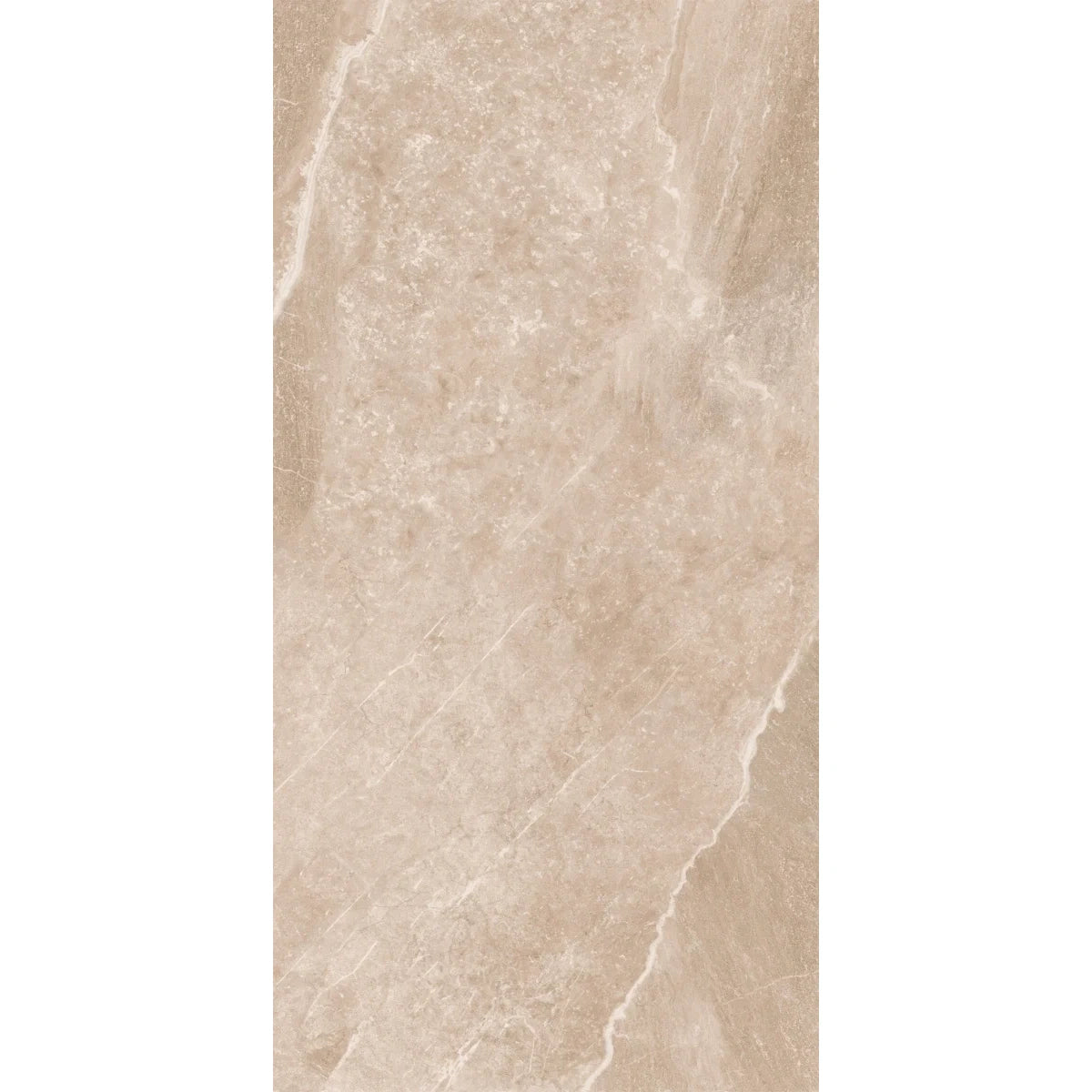 Beige Porcelain Tile 600x1200mm Single Tile 3 - Albra Range - Tiles on Top