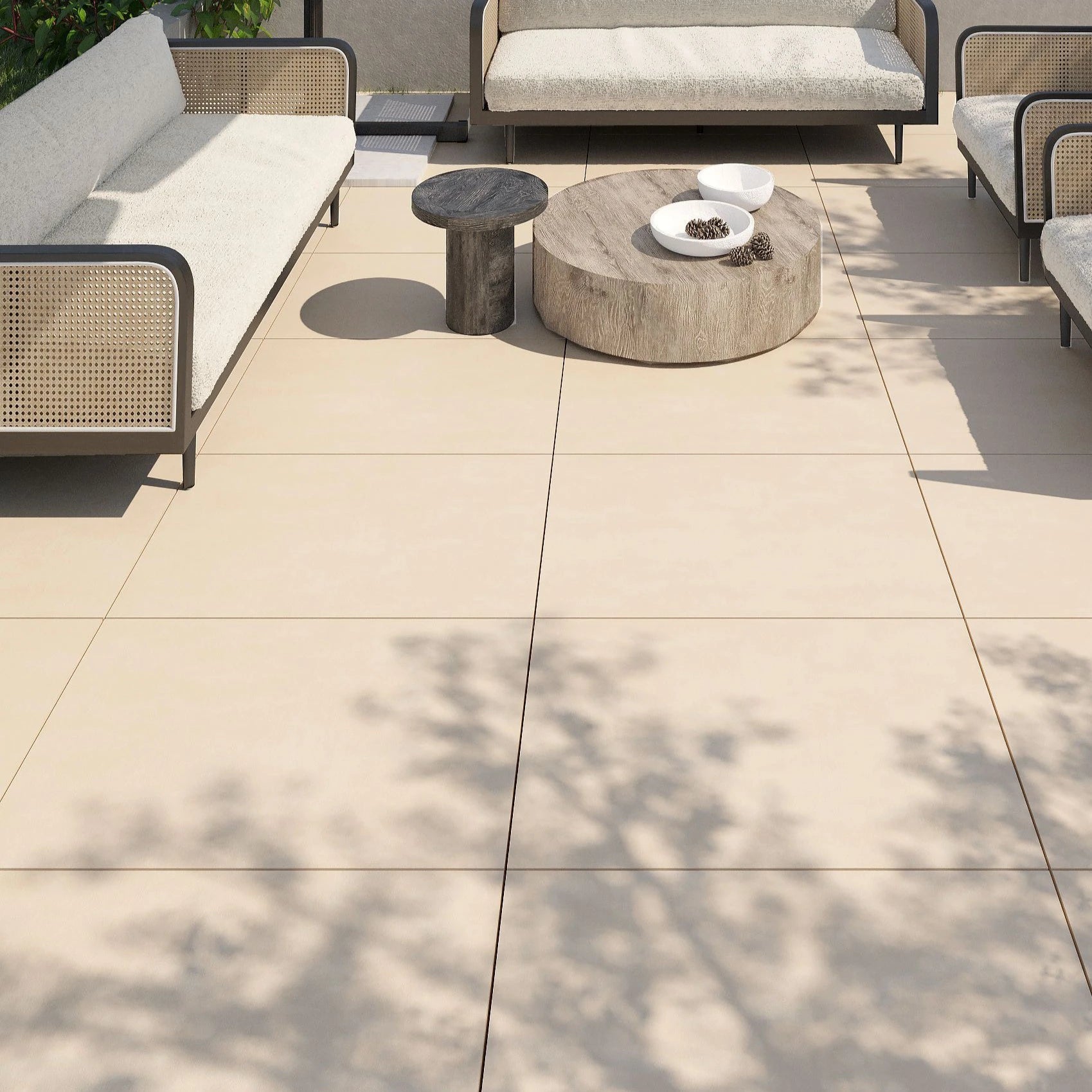 Amira Sand Outdoor Porcelain Paving 600×900×20mm