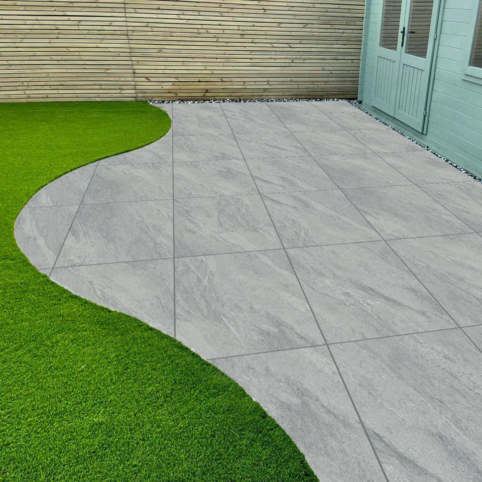Ashy Gris Outdoor Porcelain Paving 600×900×20mm