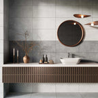 Clara Silver Matt Porcelain Tile 300×600mm