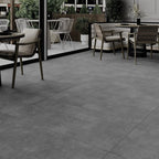 Clara Anthracite Matt Porcelain Tile 600×1200mm