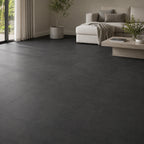 Clara Black Matt Porcelain Tile 600×600mm