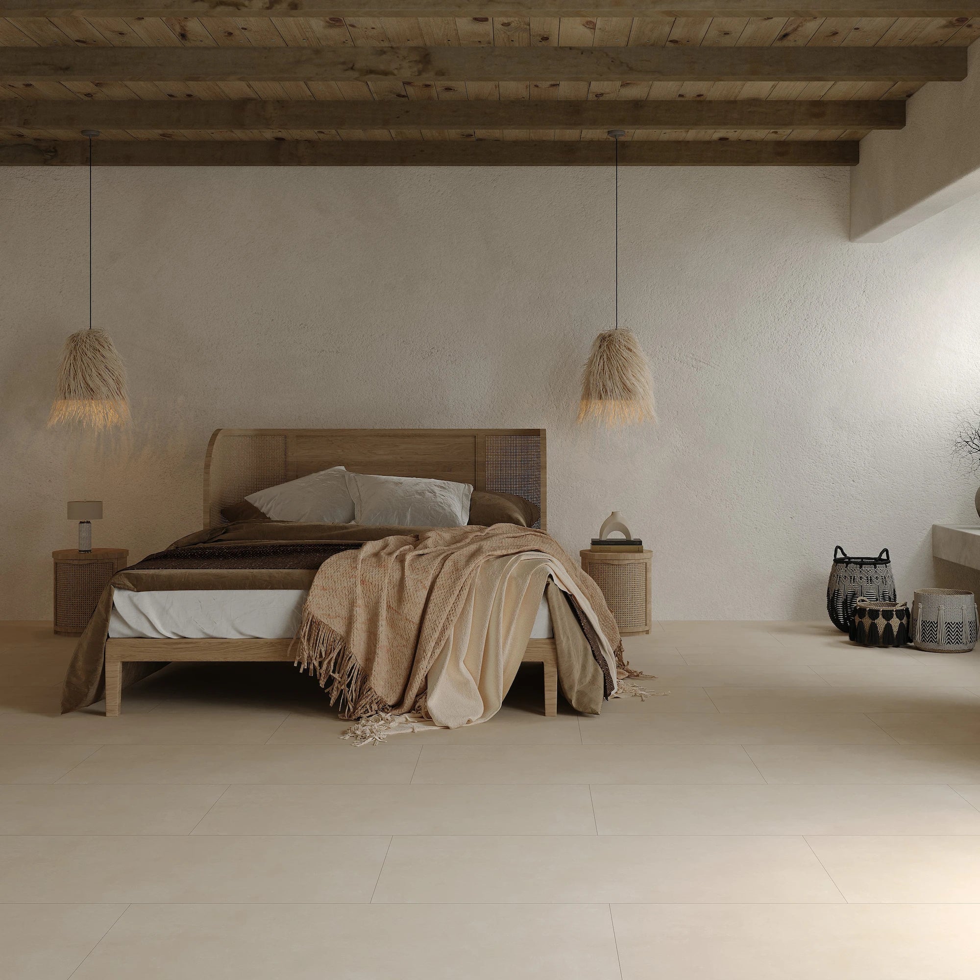 Clara Ivory Matt Porcelain Tile 600×1200mm