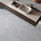 Clara Silver Matt Porcelain Tile 600×600mm