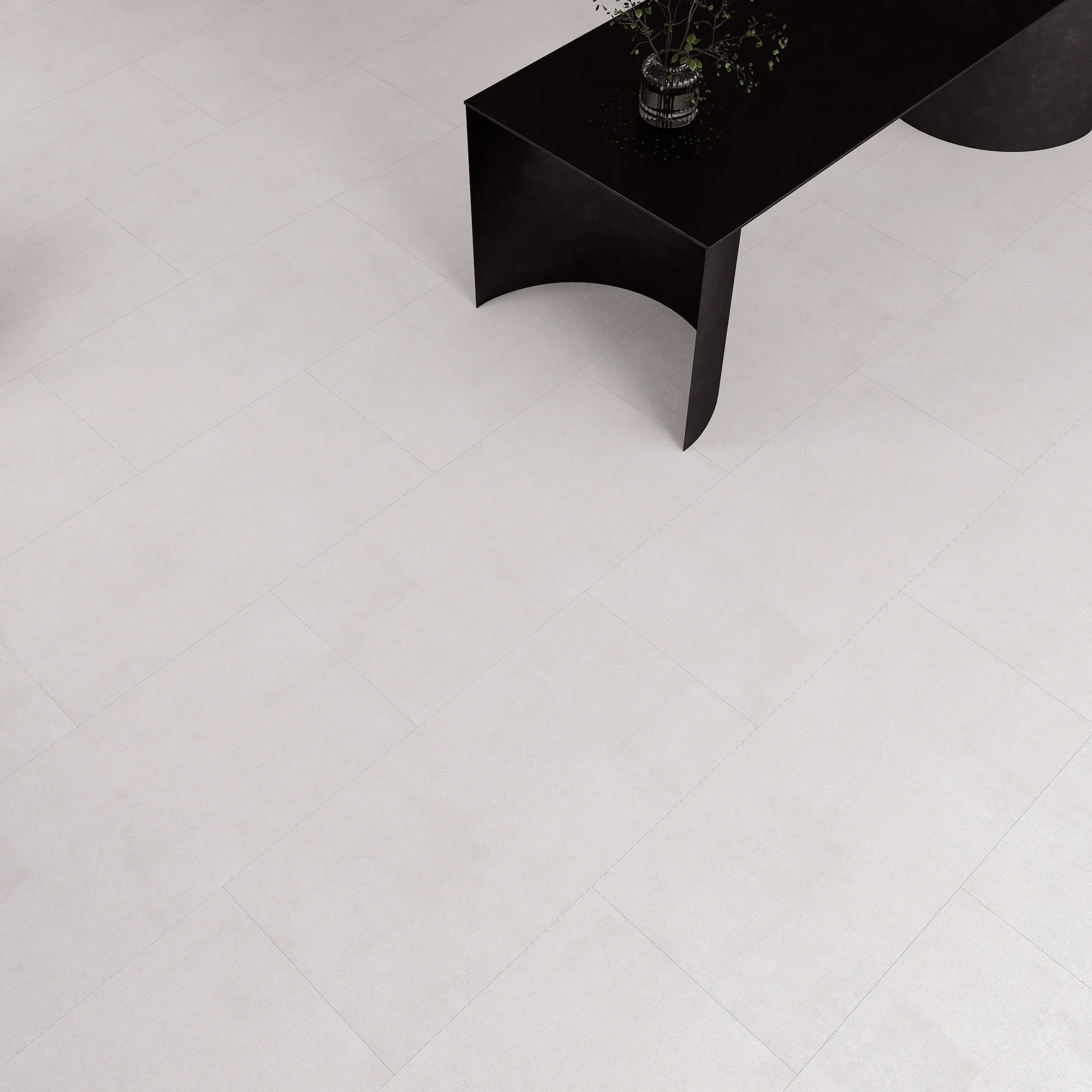 Clara White Matt Porcelain Tile 600×1200mm