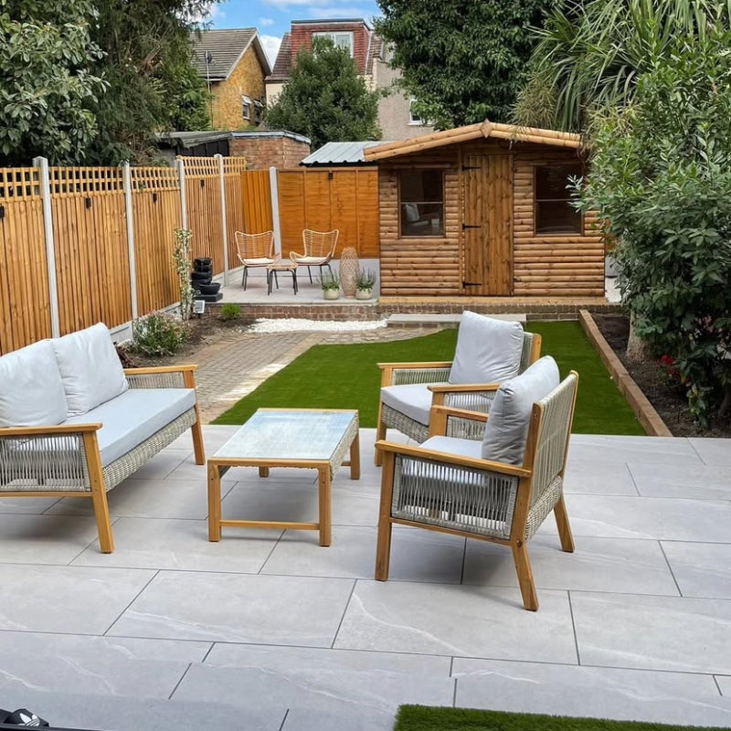 Cloudstone Grey Outdoor Porcelain Paving 595×900×20mm