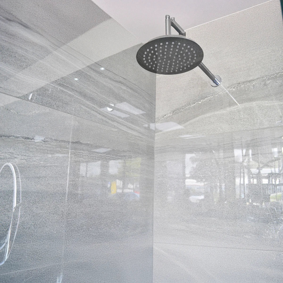 Cotswold Stone Light Grey Polished Porcelain Tile 600×600mm
