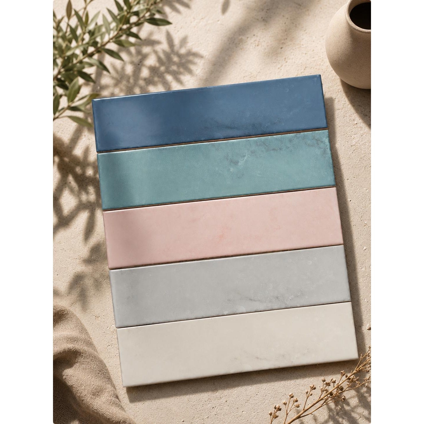 Cove Pearl Gloss Ceramic Metro Wall Tile 300×75mm