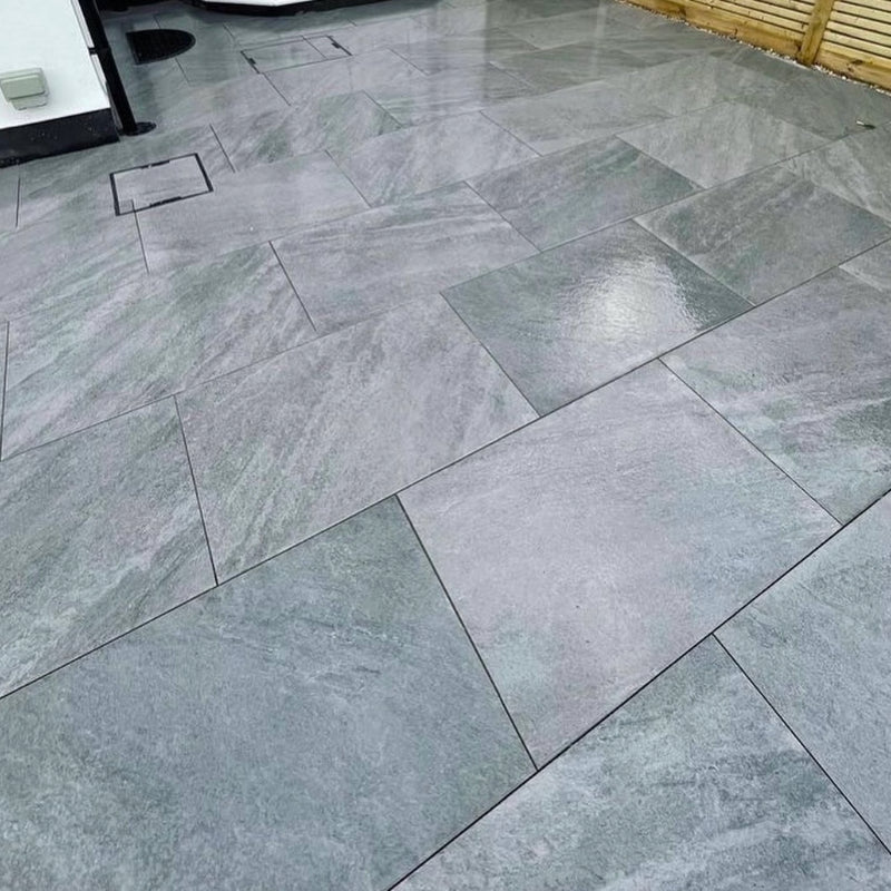 Delmore Graphite Outdoor Porcelain Paving 595×900×20mm