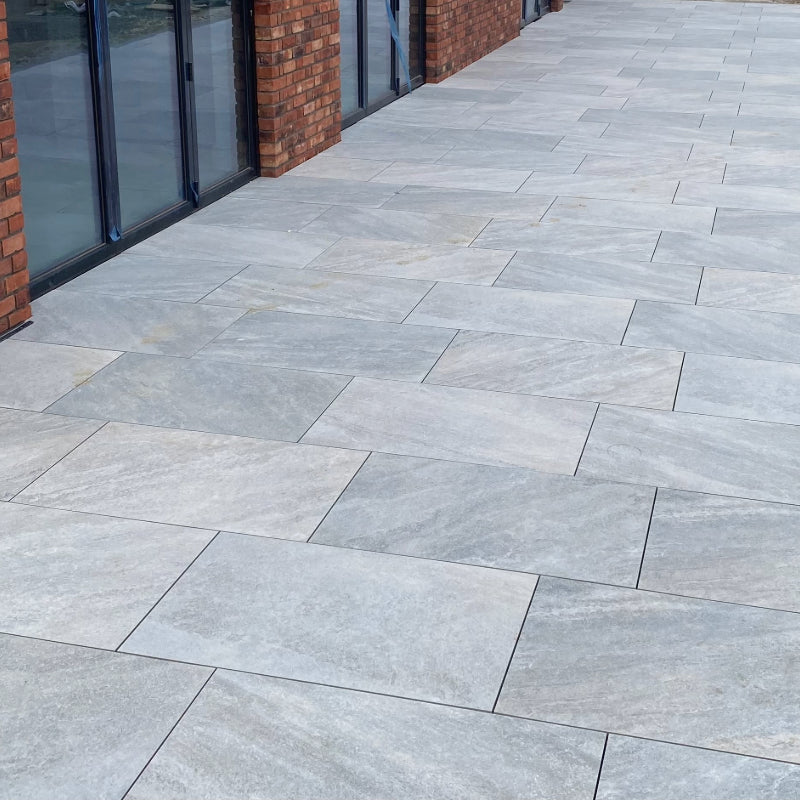 Delmore Grey Outdoor Porcelain Paving 595×900×20mm