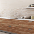 Dune Stripe Craft Decor Ivory Matt Porcelain Tile 316×608mm