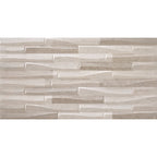 Dune Stripe Craft Decor Smoke Matt Porcelain Tile 316×608mm