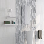 Dune Stripe Craft Decor Grey Matt Porcelain Tile 316×608mm