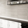 Dune Stripe Ivory Matt Porcelain Tile 316×608mm