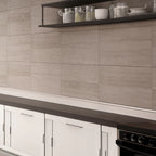 Dune Stripe Taupe Matt Porcelain Tile 316×608mm