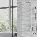 Dune Stripe Craft Decor White Matt Porcelain Tile 316×608mm