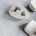 Grey Porcelain Tile 1200x1200mm Living Room Setting - Elvian Range - Tiles on Top
