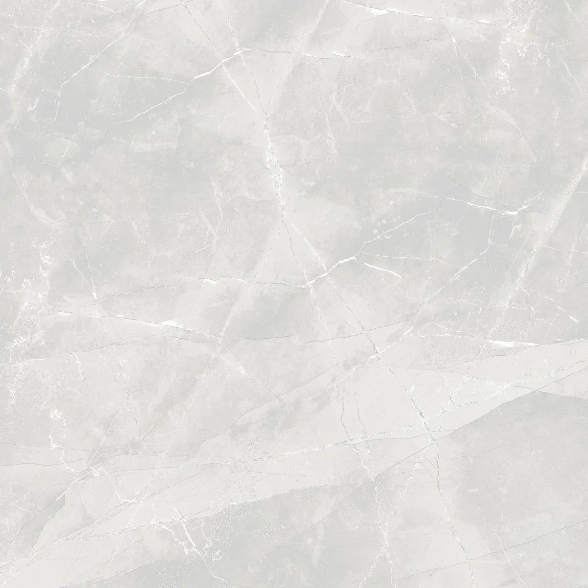Light Grey Porcelain Tile 600x600mm Single Tile 1 - Tiles on Top