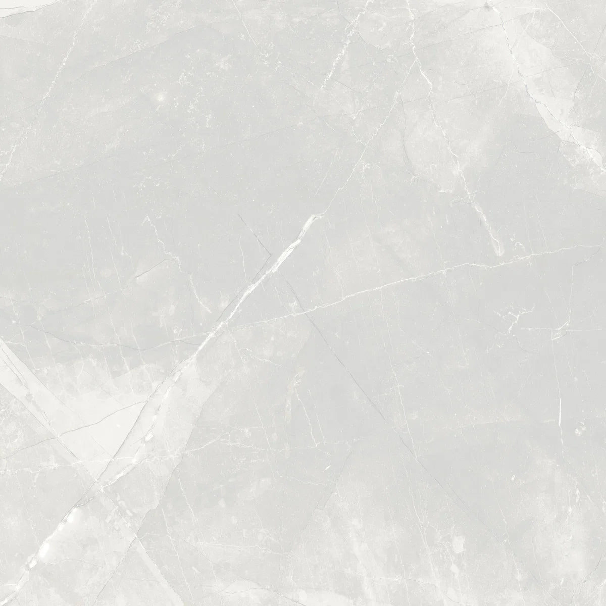 Light Grey Porcelain Tile 600x600mm Single Tile 2 - Tiles on Top