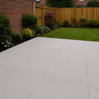 Concrete grey porcelain paving patio garden set - granito gris paver 600x600mm