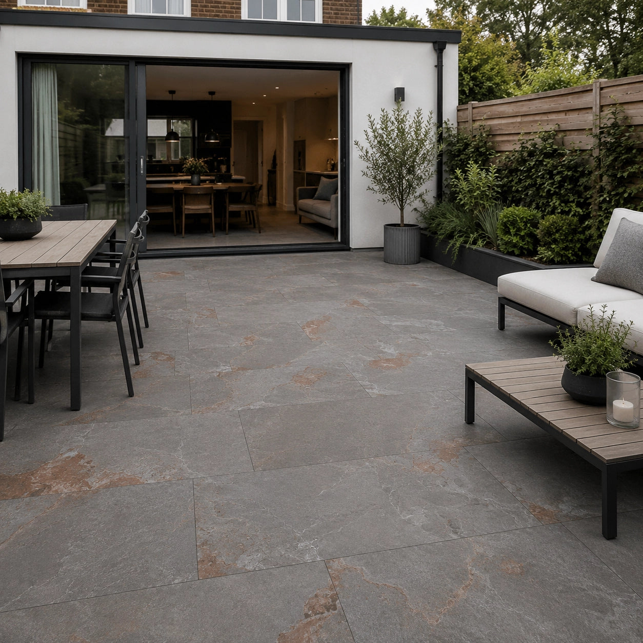 Highland Slate Outdoor Porcelain Paving 600×900×20mm