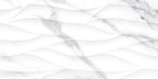 White Marble Effect Matt Decor Ceramic Wall Tile 300x600mm Single Tile 3 - Tiles on Top