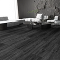 Ash - Dark Anthracite SPC Flooring 182x1220mm Living Room Setting - Tiles on Top