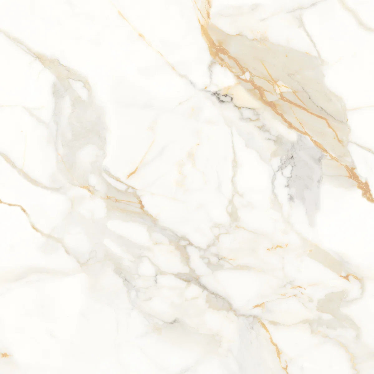 Marbella Gold Polished Porcelain Wall and Floor Tile 600x600mm