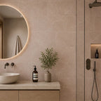 Monterra Beige Matt Porcelain Wall and Floor Tile 600x300mm