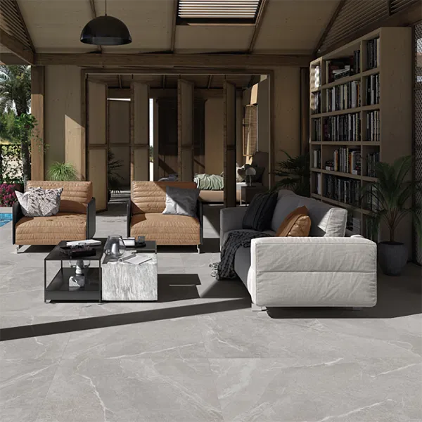 Monterra Grey Matt Porcelain Wall and Floor Tile 1000x1000mm
