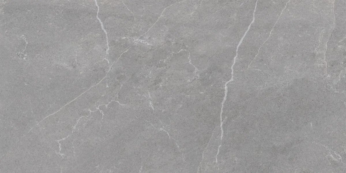 Grey Stone Effect Porcelain Tile 300x600mm Single Tile - Tiles on Top