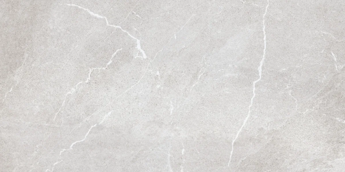 White Stone Effect Porcelain Tile 300x600mm Single Tile - Tiles on Top