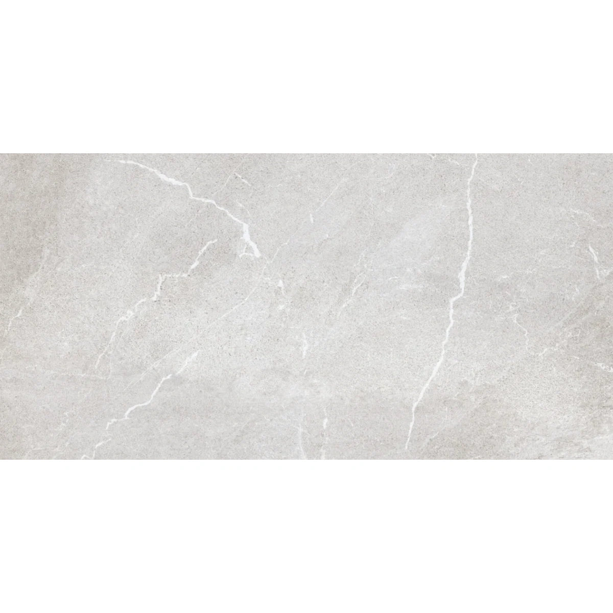 Monterra White Matt Porcelain Wall and Floor Tile 600x300mm
