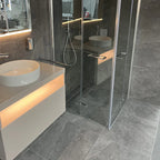 Moorland Stone Black Porcelain Wall and Floor Tile 600×600mm