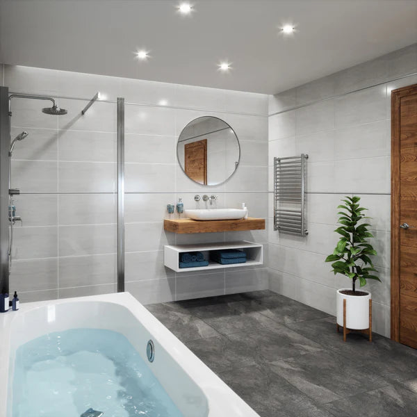 Moorland Stone Black Porcelain Wall and Floor Tile 600×600mm