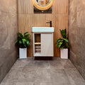 Moorland Stone Black Porcelain Wall and Floor Tile 300×600mm