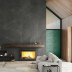 Moorland Stone Black Porcelain Wall and Floor Tile 600×1200mm