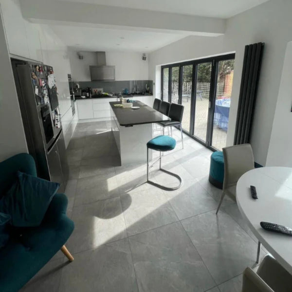 Moorland Stone Grey Porcelain Wall and Floor Tile 600×1200mm