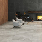 Moorland Stone Grey Porcelain Wall and Floor Tile 600×1200mm