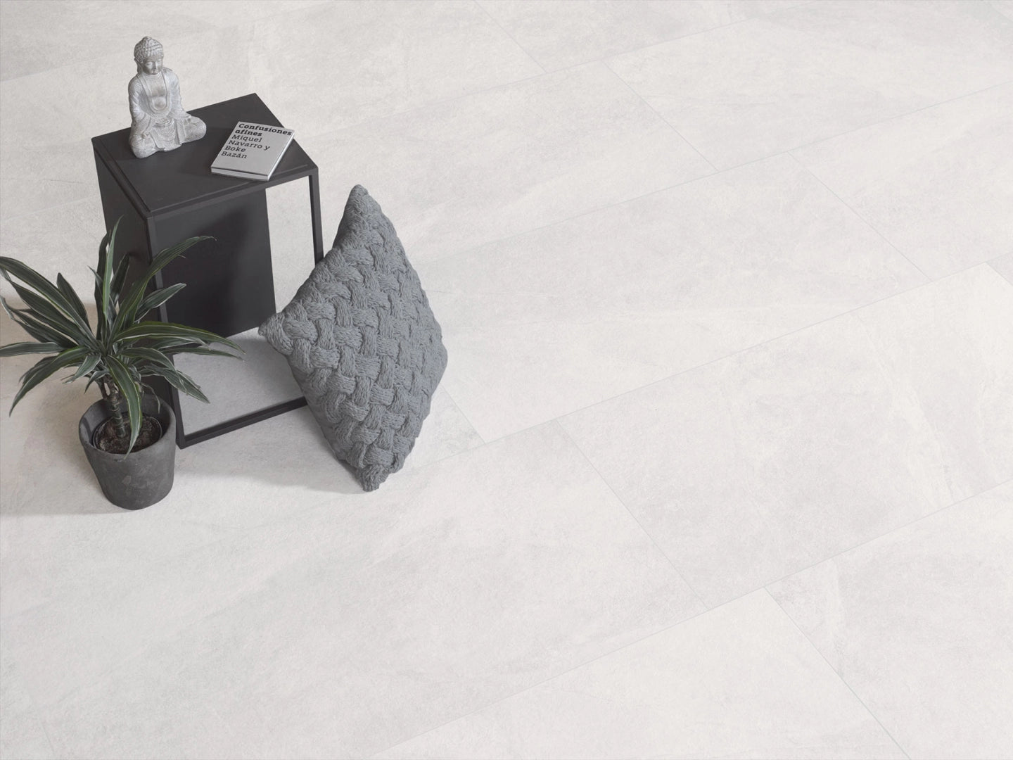 Moorland Stone White Porcelain Wall and Floor Tile 600×1200mm