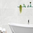 Moorland Stone White Porcelain Wall and Floor Tile 300×600mm