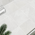 Moorland Stone White Porcelain Wall and Floor Tile 600×600mm