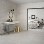 Moorland Stone White Porcelain Wall and Floor Tile 600×1200mm