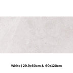 Moorland Stone White Porcelain Wall and Floor Tile 300×600mm