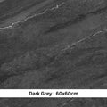 Morning Mist Dark Grey Matt Porcelain Tile 600×600mm