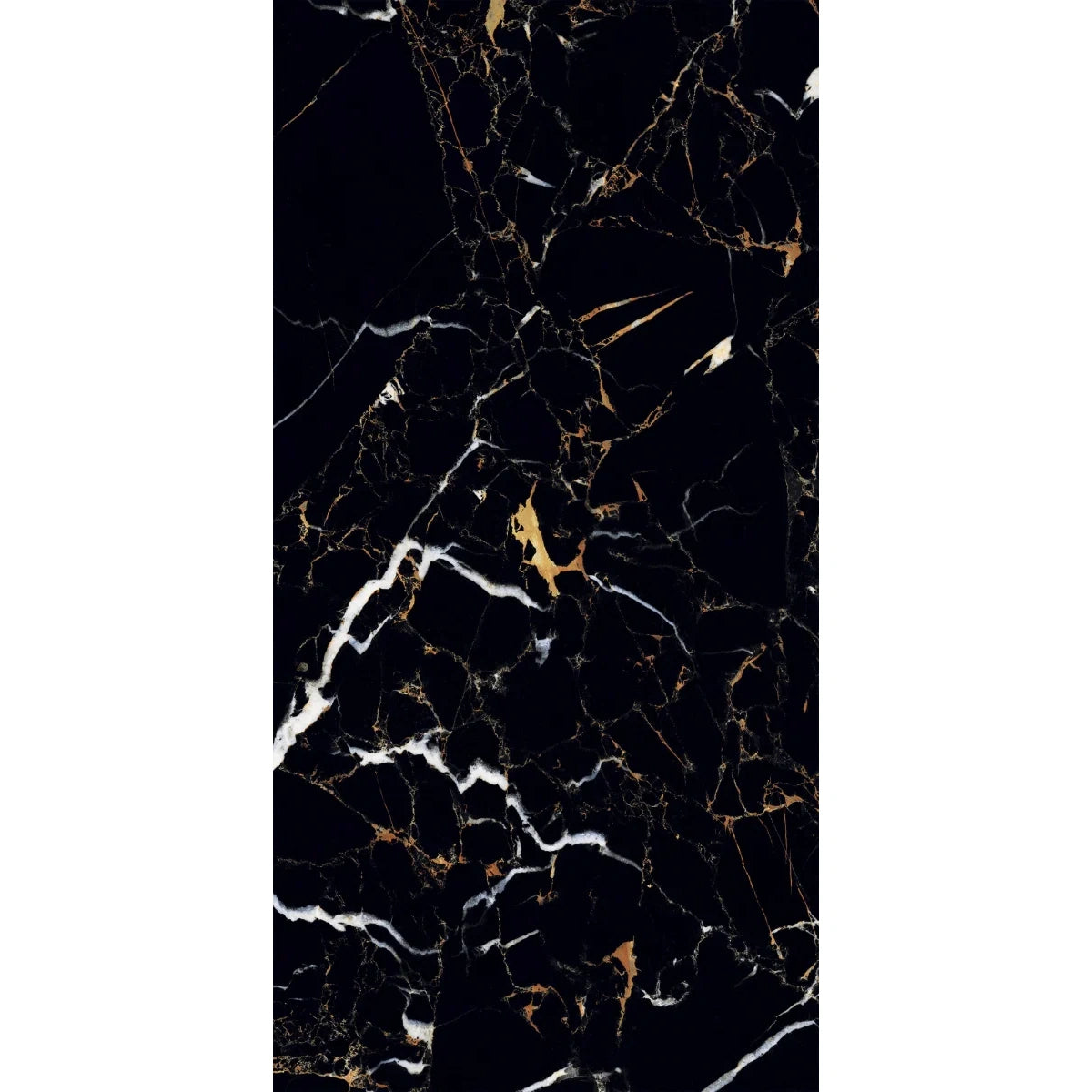 Obsidian Gold Polished Porcelain  Wall and Floor Tile 1200x600mm