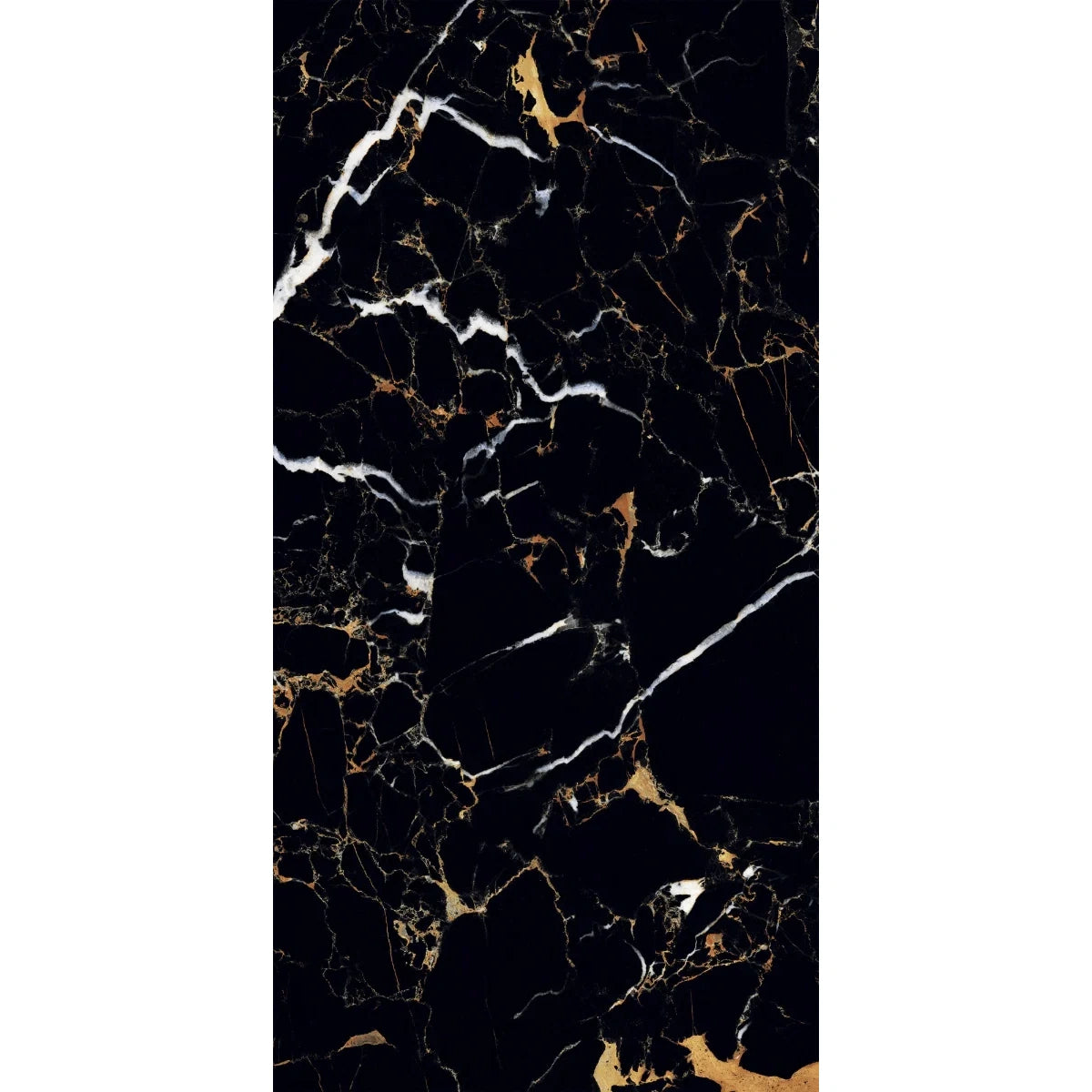 Obsidian Gold Polished Porcelain  Wall and Floor Tile 1200x600mm