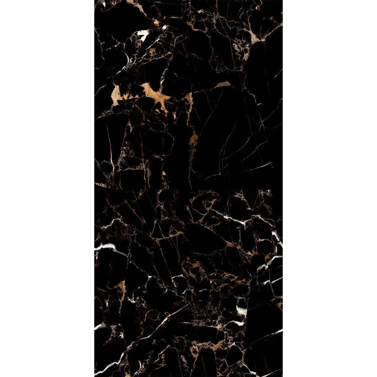 Obsidian Gold Polished Porcelain  Wall and Floor Tile 1200x600mm