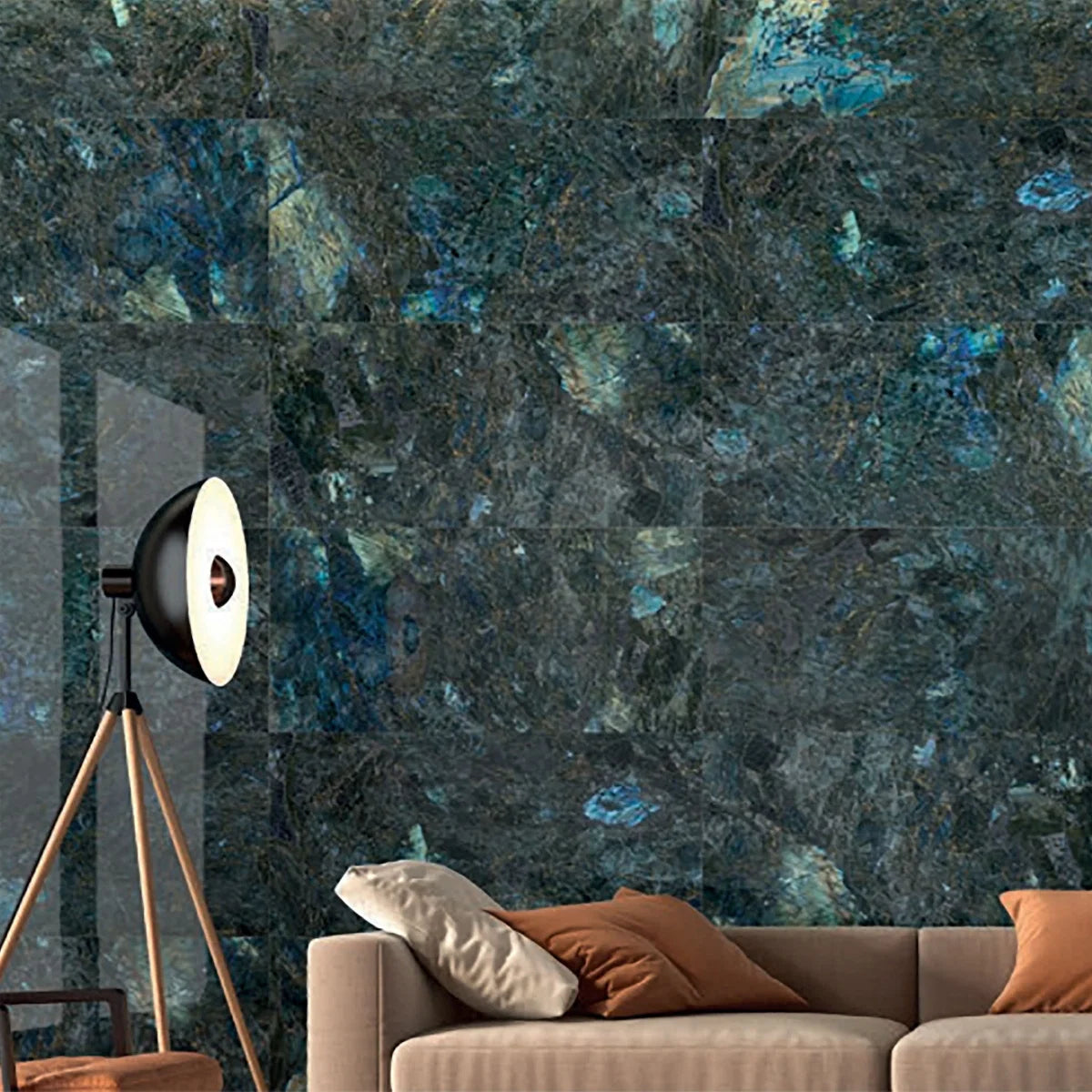 Oceanica Azul Polished Porcelain Wall and Floor Tile 1200x600mm