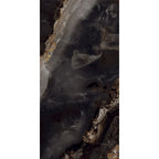 Onyra Satin Black Porcelain Wall and Floor Tile 1200x600mm